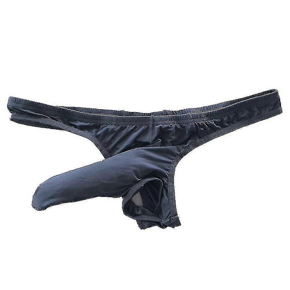 G-سلسلة الرجال مثير مثير أثقال المثيرة سراويل الفيل الأنف انتفاخ الحقيبة الملابس الداخلية