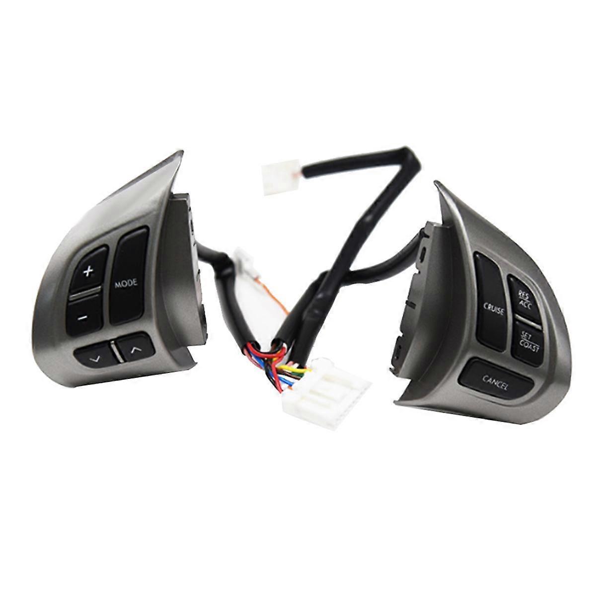 Car Steering Wheel Audio Control Button Switch Cruise Control Switch with Wiring Harness for Forester 2011-2012