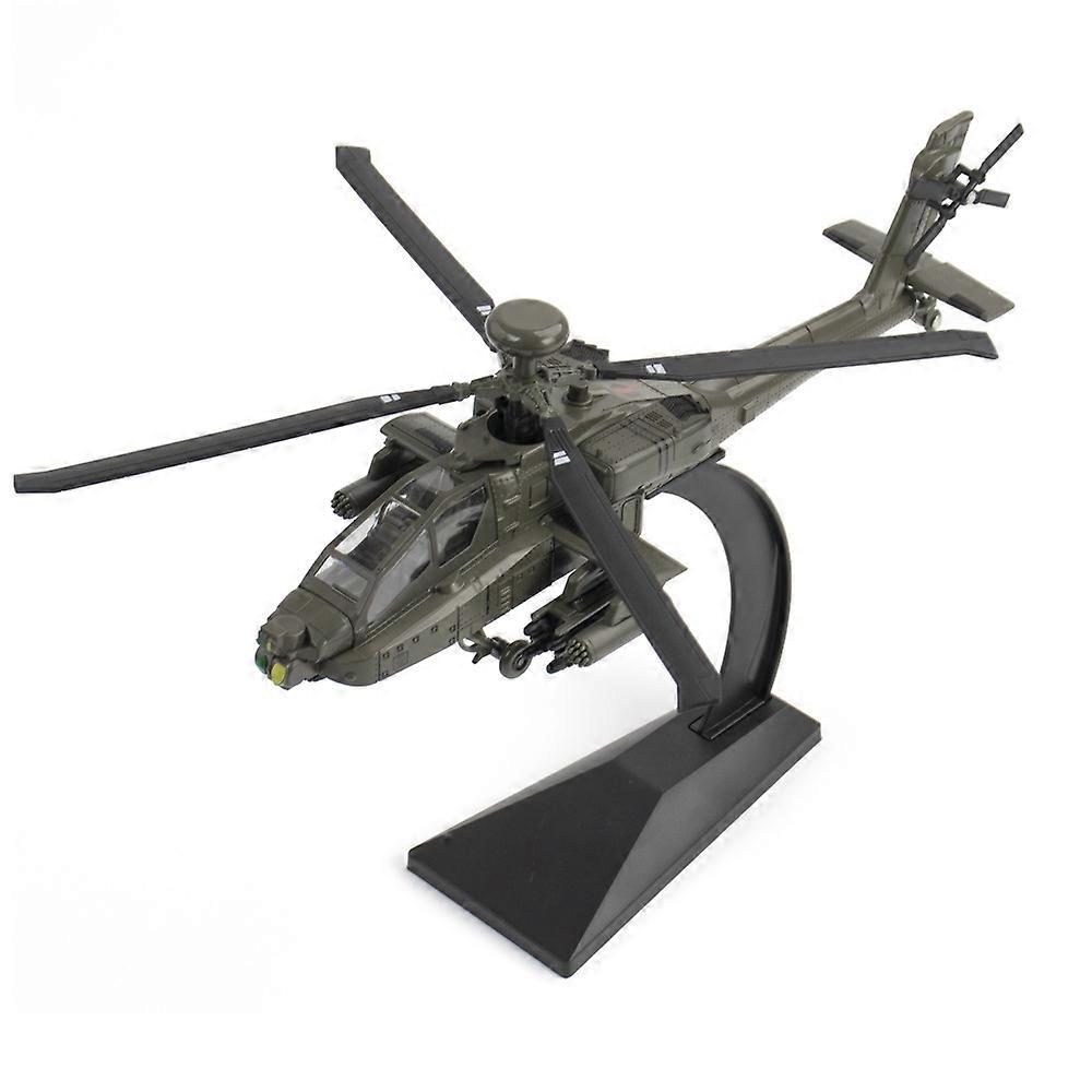 Simulation 1 To 32 Apache Armed Alloy Helicopter Model Decoration