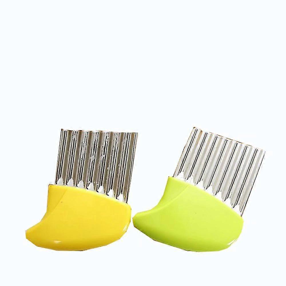Foldable Stainless Steel Potato And Vegetable Cutter 2 Pieces