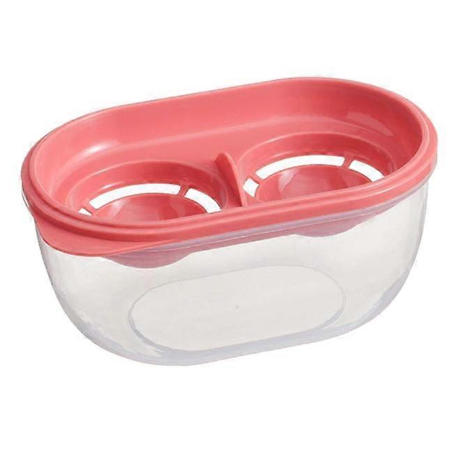 Egg White Separator, Egg Yolk Separator with Double Egg Compartment, Egg Yolk Filter Separator, Egg Extraction Tool, Kitchen Tool with Handle, for Coo
