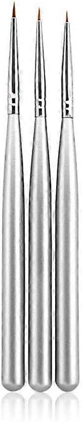 3pcs Nail Brush Set Nail Art Decorating Kit Professional Design