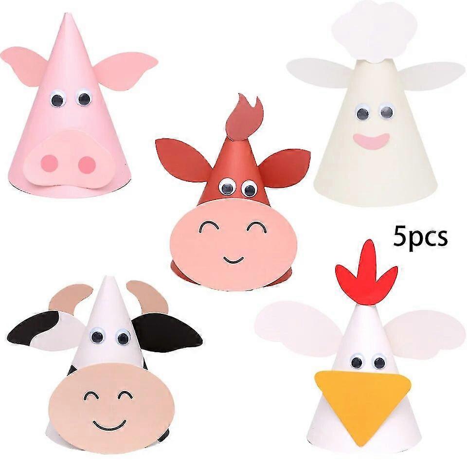 Farm Animal Cow Pig Disposable Tableware Carton Paper Cups Plates Candy ...