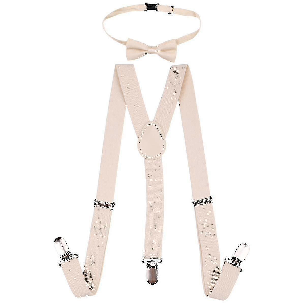 Kids Bow Tie And Adjustable Elastic Suspender Braces For Boys