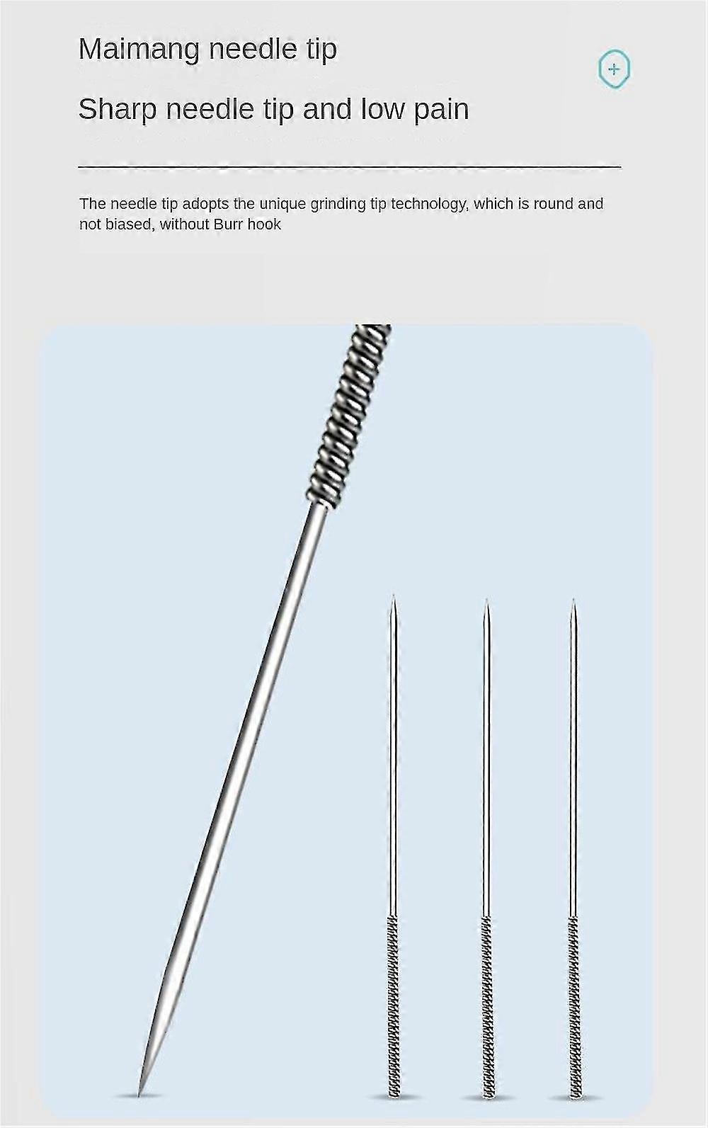 thumbnail image 2 of ZhongYan TaiHe Acupuncture Needles – 500 Count, Spring Handle With Guide Tubes, CE Certified 2 of 2