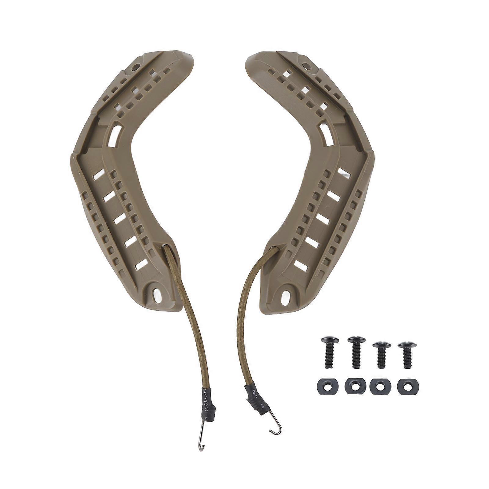 Helmet Side Guide Rail ARC Helmet Mount Rail for Fast Helmet Accessories with Lanyard Mounting Screws
