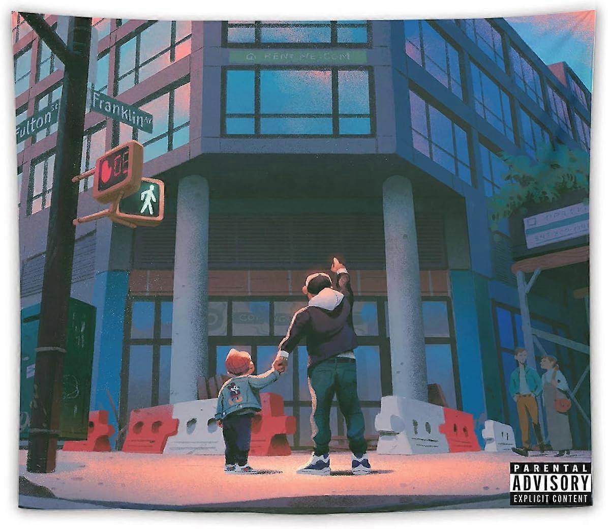 Skyzoo All The Brilliant Things الألبوم غلاف الموسيقى تحت عنوان نسيج حائط إبداعي ديكور غرفة النوم معلقة -1