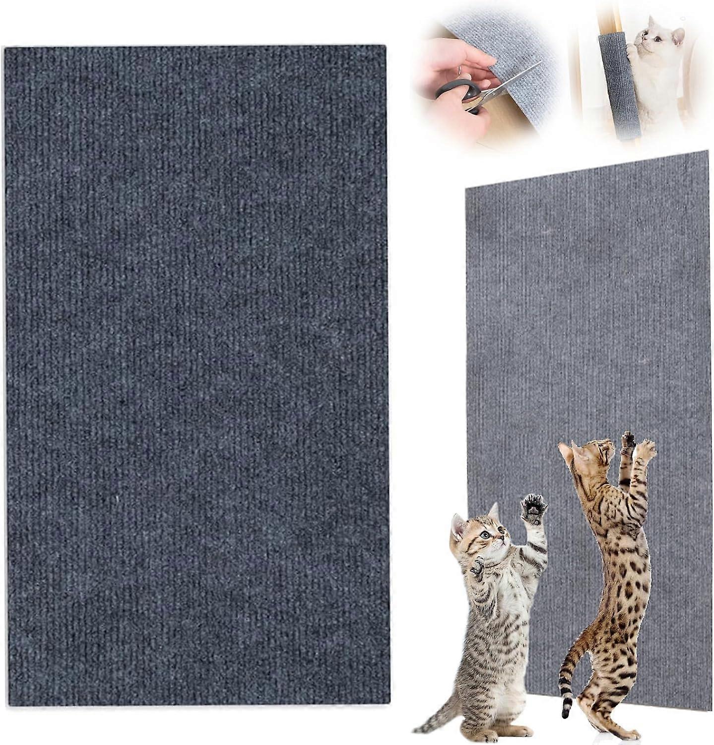 Climbing Cat Scratcher - DIY Climbing Cat Scratcher Mat, Cat Scratch Furniture Protector, Trimmable Self-Adhesive Carpet Mat Pad Replacement for Cat T