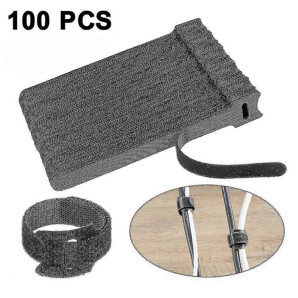 100pcs Cable Ties, Wire And Cable Stora, Fixed - Ss