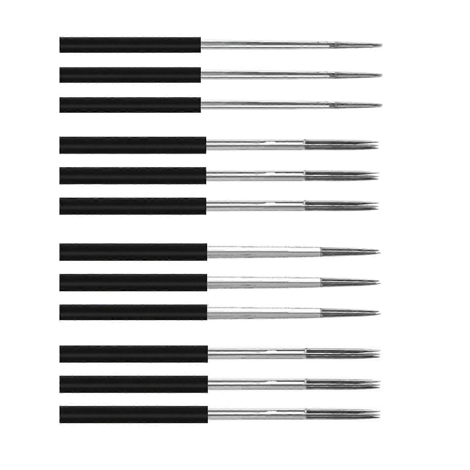 5RS Shader Microblading Needles 25pcs Stainless Steel Manual Eyebrow Makeup 3RL