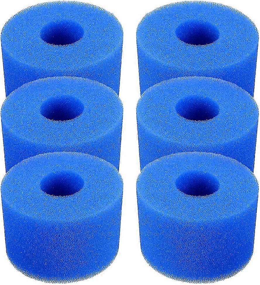 6er Pack Poolfilter waschbare Ersatzelemente