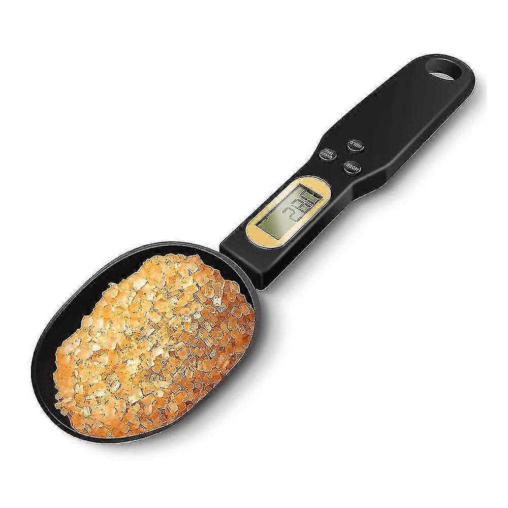 デジタル食品スプーンスケール、500g / 0.1g電子キッチン測定スプーンスケール、ハイデフLCD精液ディスプレイ、正確に正確なデジタルキッチングラムS