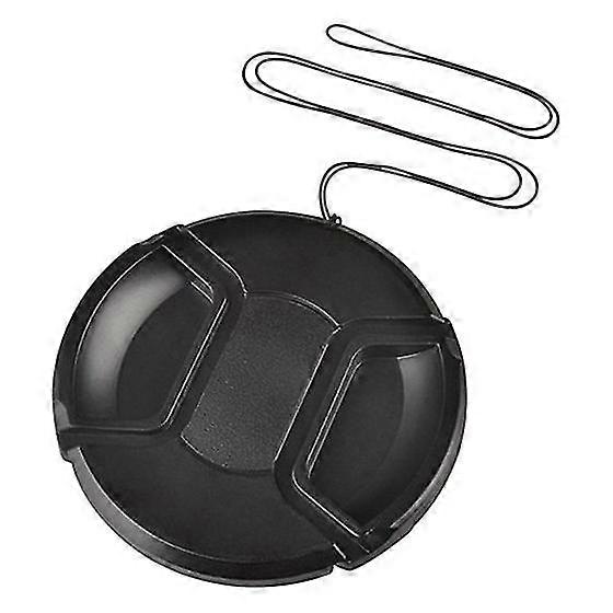 Univeral 77mm Pinch Snap-on Front Lens Cap For Dslr Camera