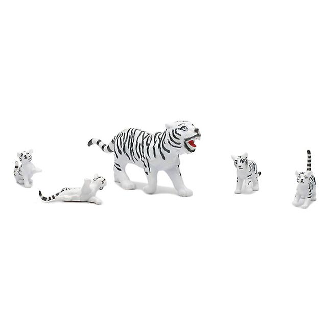 NewRay Toys White Tiger and Cubs Playset