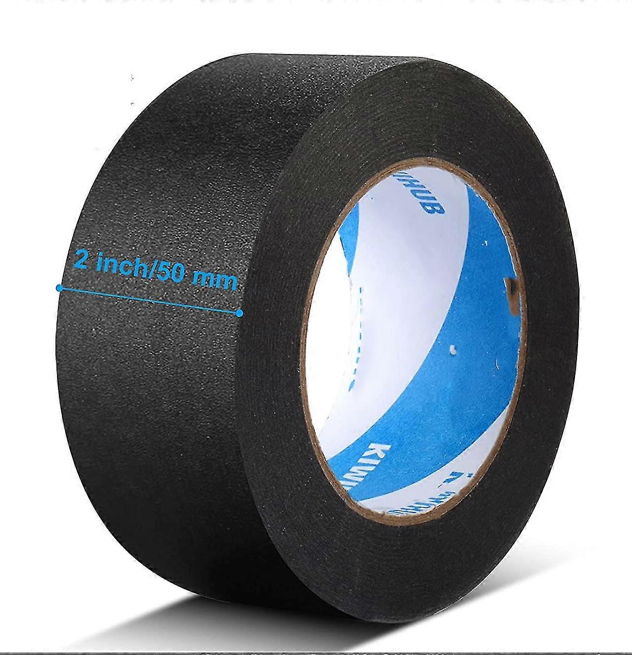 Ruban adhésif Black Painters, 2 « x55 Yards X 1rolls-medium Ruban de masquage adhésif