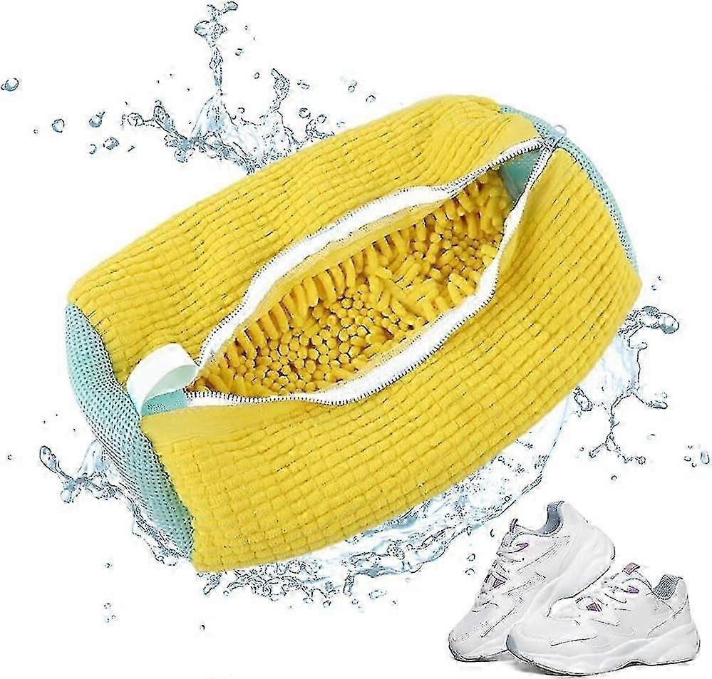 Ayakkabı Yıkama Makinesi Çantası, 2024 Yeni Yeniden Kullanılabilir Örgü Çamaşır Ayakkabı Yıkama Torbası Tüm Ayakkabılar İçin Ayakkabı Temizleme, Ayarlanabilir Ayakkabılar Çamaşır Torbası Spor Ayakkabı Yıkama Torbası f