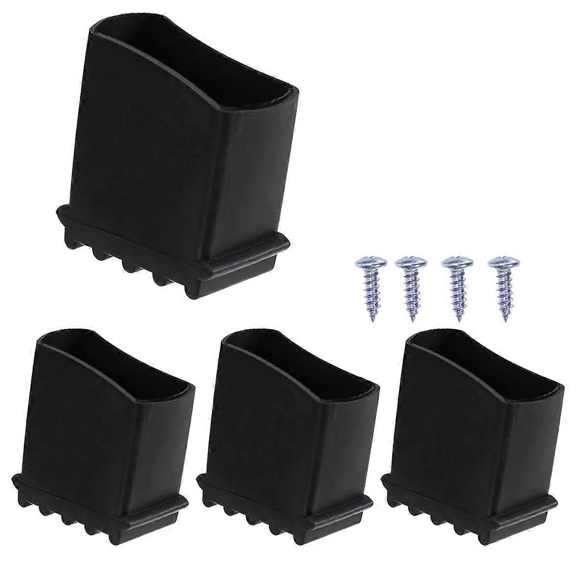 4 pezzi per la casa scala piedi copertura in gomma scala piedi sedie telescopico estensioni per passo ragazzo