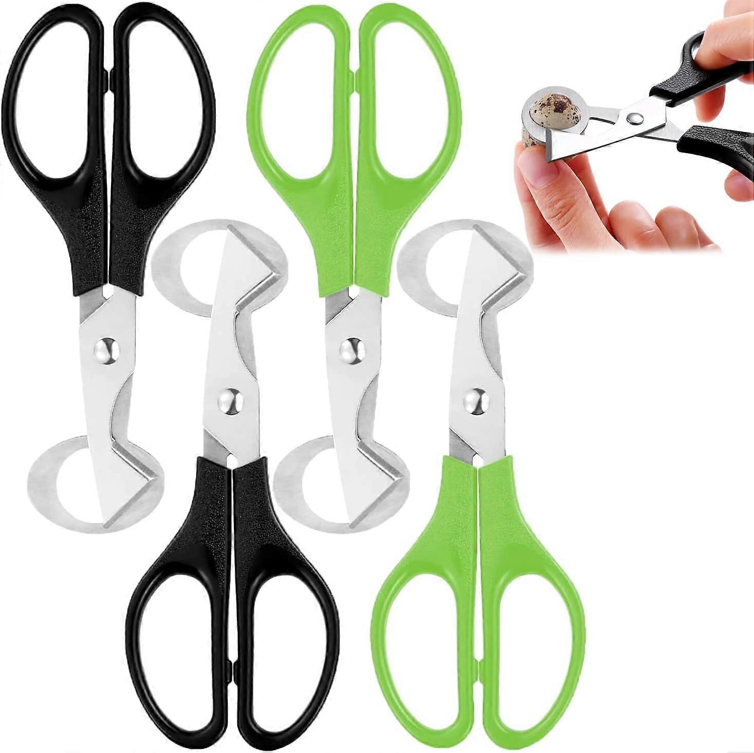 4 Quail Egg Scissors, Stainless Steel Quail Egg Scissors Scissors, Small Egg Gift