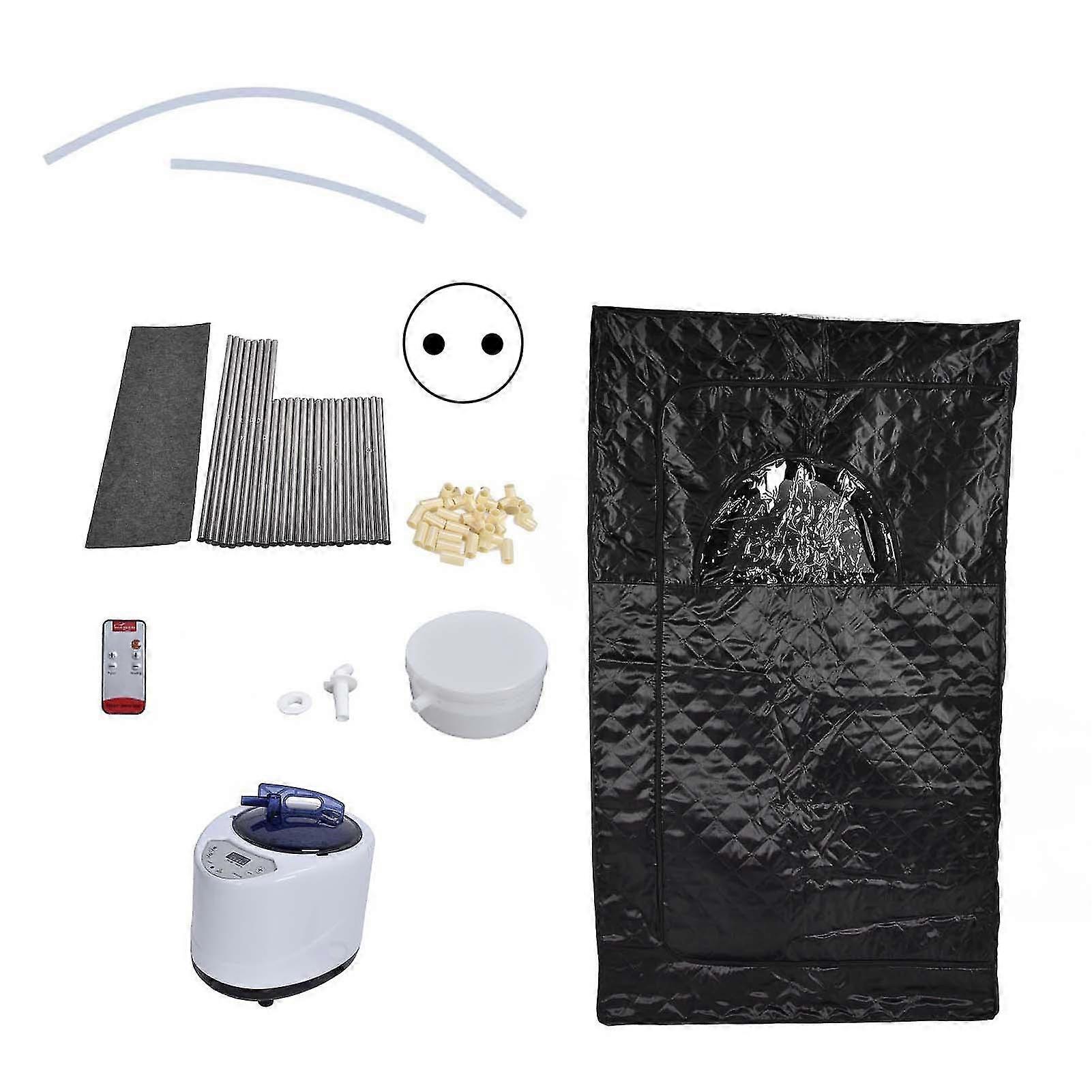 Portable Steam Sauna Kit 1000W with Adjustable 9 Gears and 2.68L Tent for Relaxation EU AC220-240V