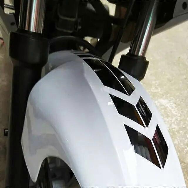 Motorcycle Arrow Stripe Stickers Fender Paste Universal Waterproof Oilproof Reflective Motorbike Tape Decal Moto AccessoriesVehicle Wraps