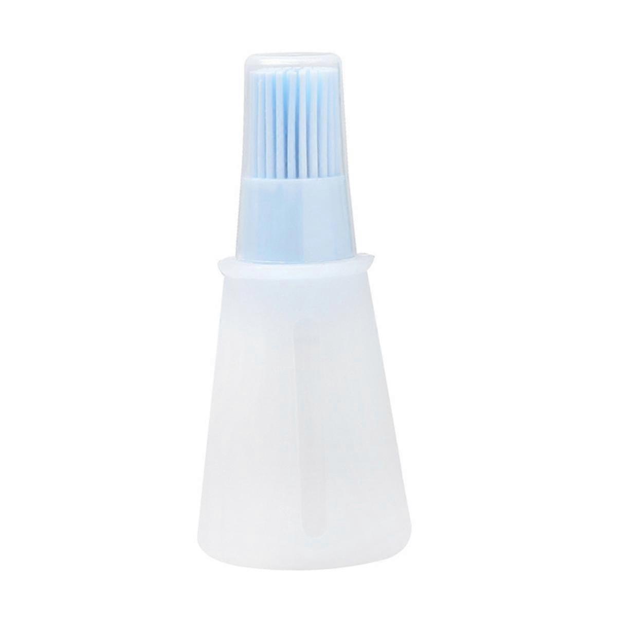 Silicone Oil Bottle Brush Oil Dispenser Bottle with Barbecue Brush High Temperature Basting Brush K