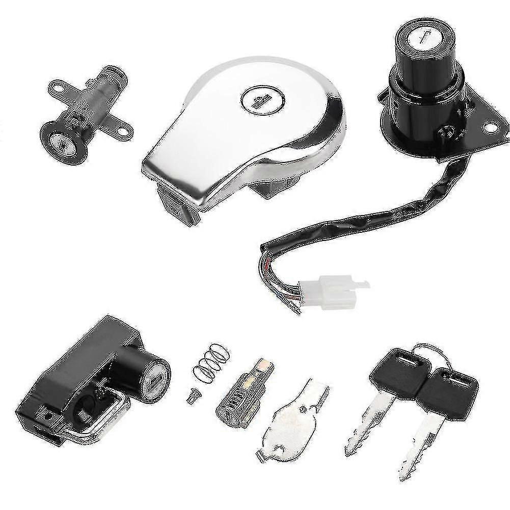 Motorcycle Switch Fuel Gas Cap Seat Keys For Virago Xv535 Xv250 Xv125 Banmo