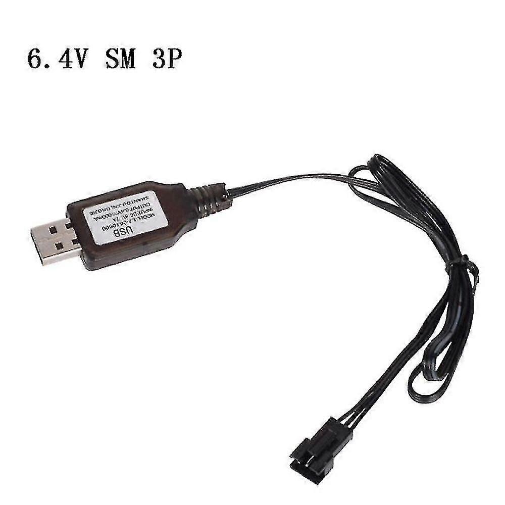 6.4v/7.4v μπαταρία ιόντων ιόντων sm-3p Rc παιχνίδι τηλεχειρισμού παιχνιδιών Sm3p φορητός φορτιστής USB