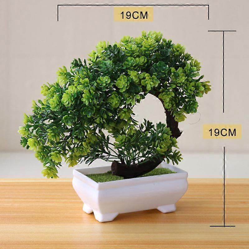 Artificial Plants Bonsai Small Tree Pot Plants Potted Simulation Fake Flowers Potted Ornaments For Home Garden Party Hotel Decor