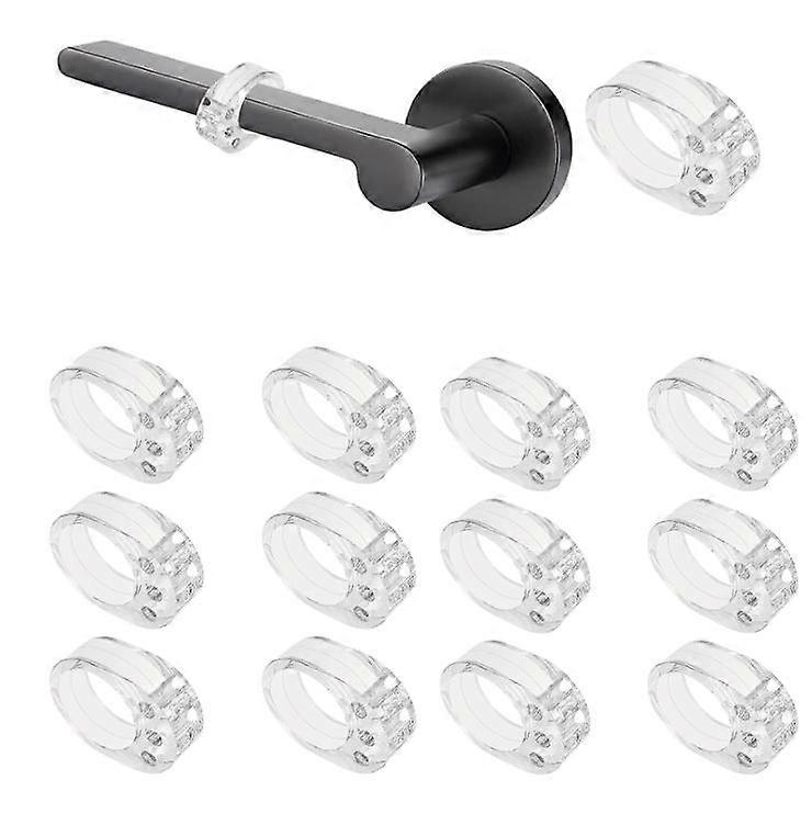 12 door handle bumpers (transparent)