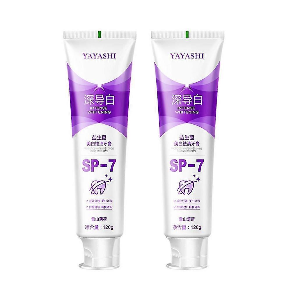 2pcs 2023 New Sp-7 Probiotic Toothpaste, Yayashi Sp-7 Toothpaste Whitening