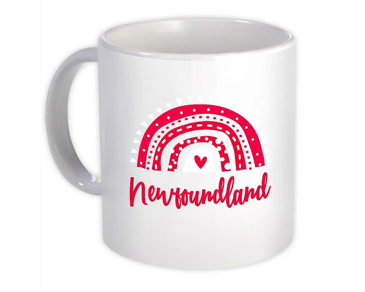 Gift Mug: Newfoundland Canada Rainbow