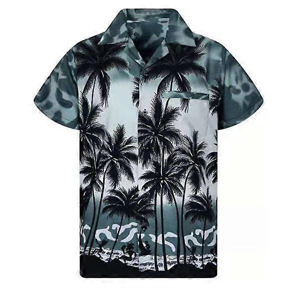 3D-print Hawaiiaans overhemd Aloha Button Down overhemd