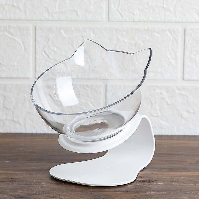 Pet Bowl With Non-Slip High Legs, 15° Tilted Design for Cats, Elevated Food and Water Dish, Durable Material, Easy Clean