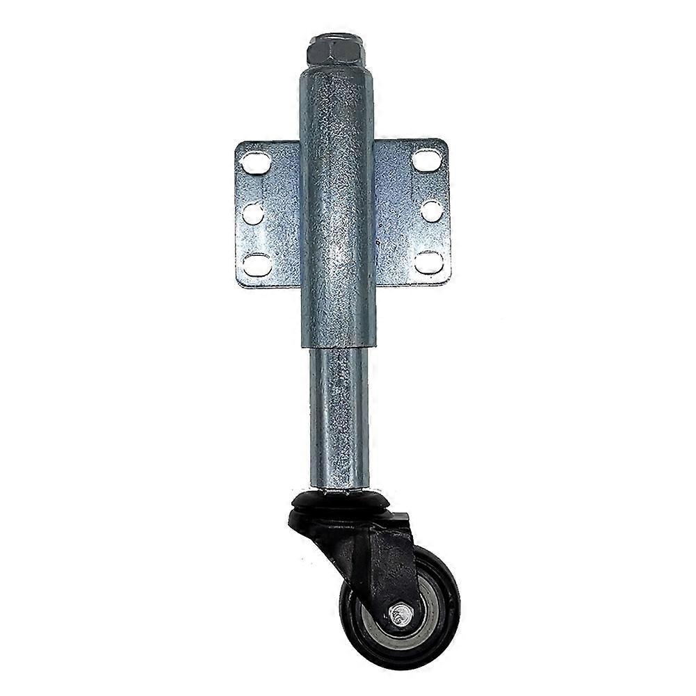 2Inch Mn Steel Spring Load Gate Swivel Caster Wheel Slider Fence Hardware Roller