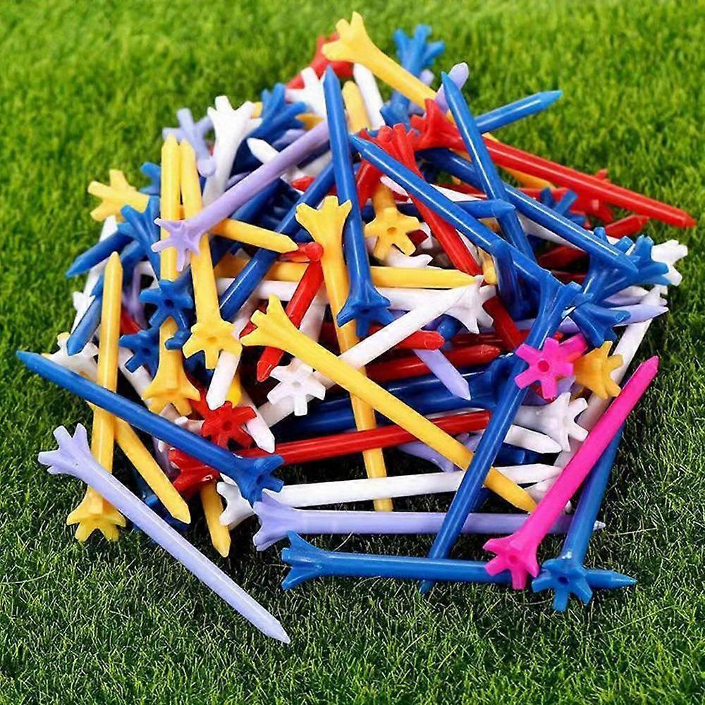 New style 50-Pack Golf Tee Set - Unbreakable Golf Tees With Improved Durability, Reduced Friction
