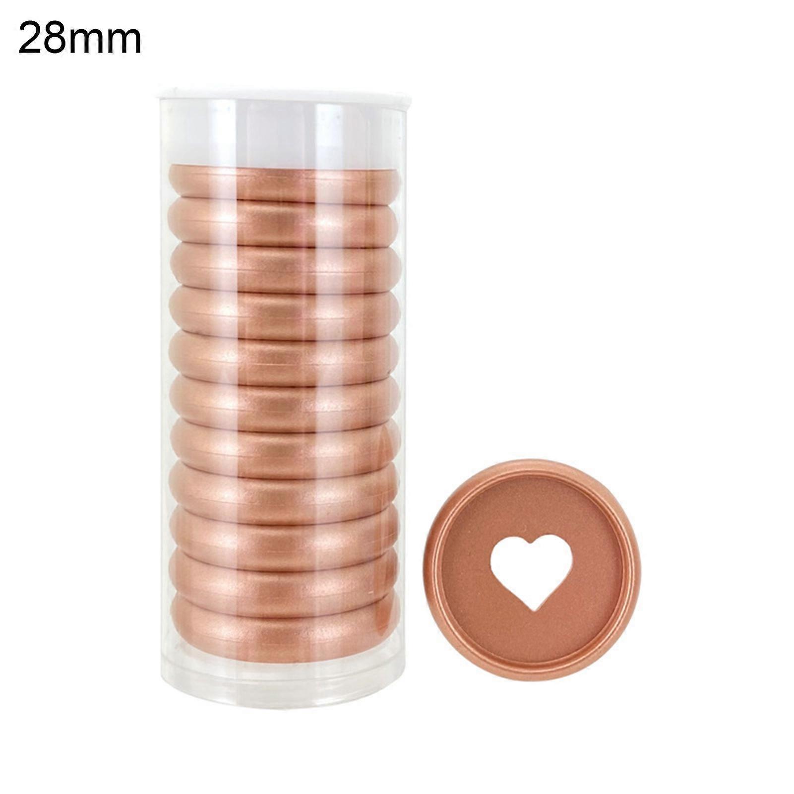 JIKAIX 1 Bucket Binding Rings Lustrous Removable ABS Loose Leaf Mushroom Hole Binder Discs Office Supplies