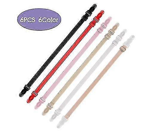 Women's Clear Bra Straps Invisible Transparent Adjustable 5pcs