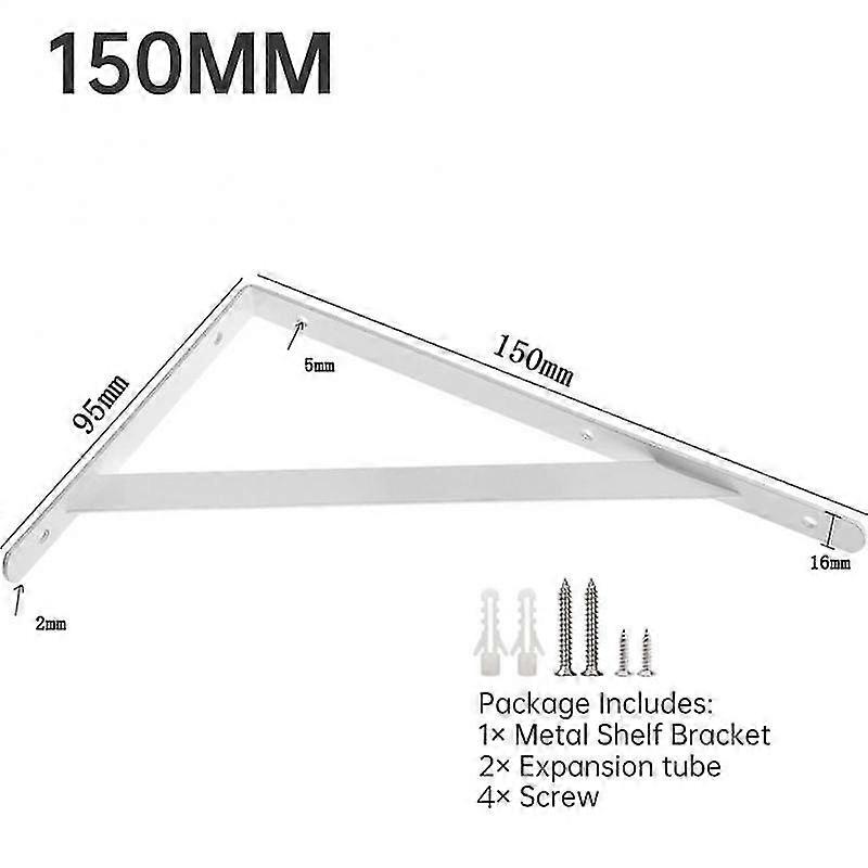 Heavy Duty Shelf Bracket Wall L Bracket Metal Support Angle Bracket For Shelves Wall Mount
