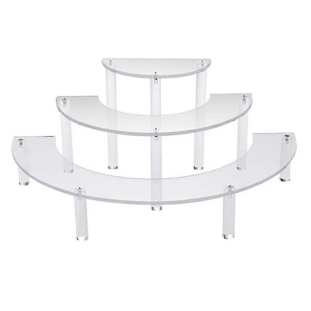 Clear Removable Acrylic Cake Display, Compatible With Party Decorations