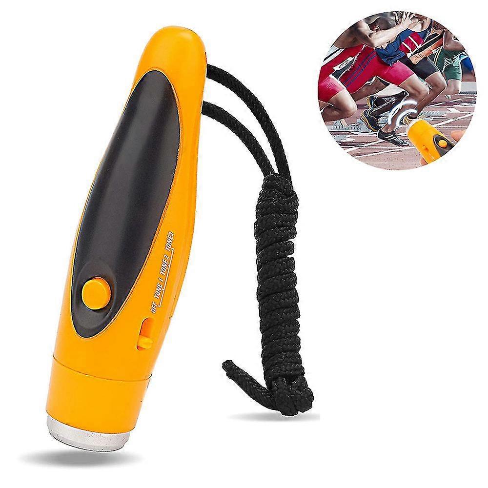 Sunrain Three-tone Electronic Whistle With Handheld Survival Whistle Electric Whistle With 3 Tones Compatible With Training Pet Pigeons, Outdoor Campi
