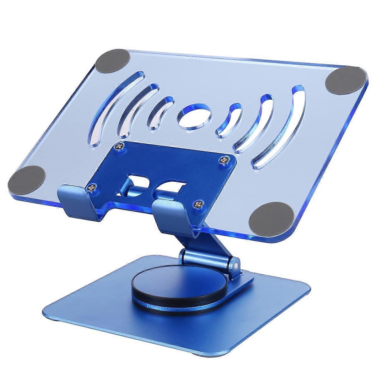 360 Rotating Tablet Stand Adjustable Portable Acrylic Desktop Stand for Tablets Up to 12.9 Inches