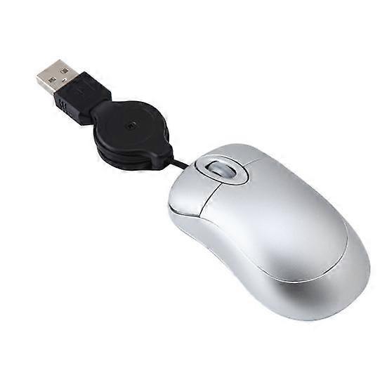 Universal Telescopic 3 Keys 1600DPI Computer Laptop USB Optical Mini Wired Mouse