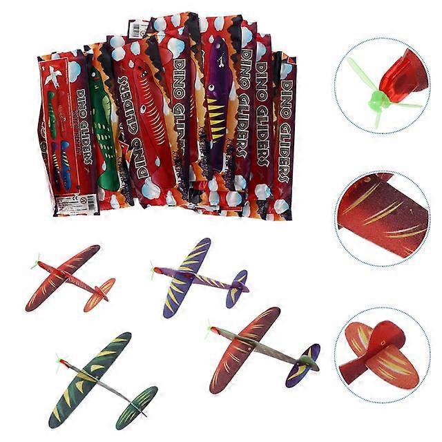 24pcs Airplane Toys Throwing Plane Gliders Flying Toys Birthday Gifts for Boys Kids Outdoor Game Toys ( )