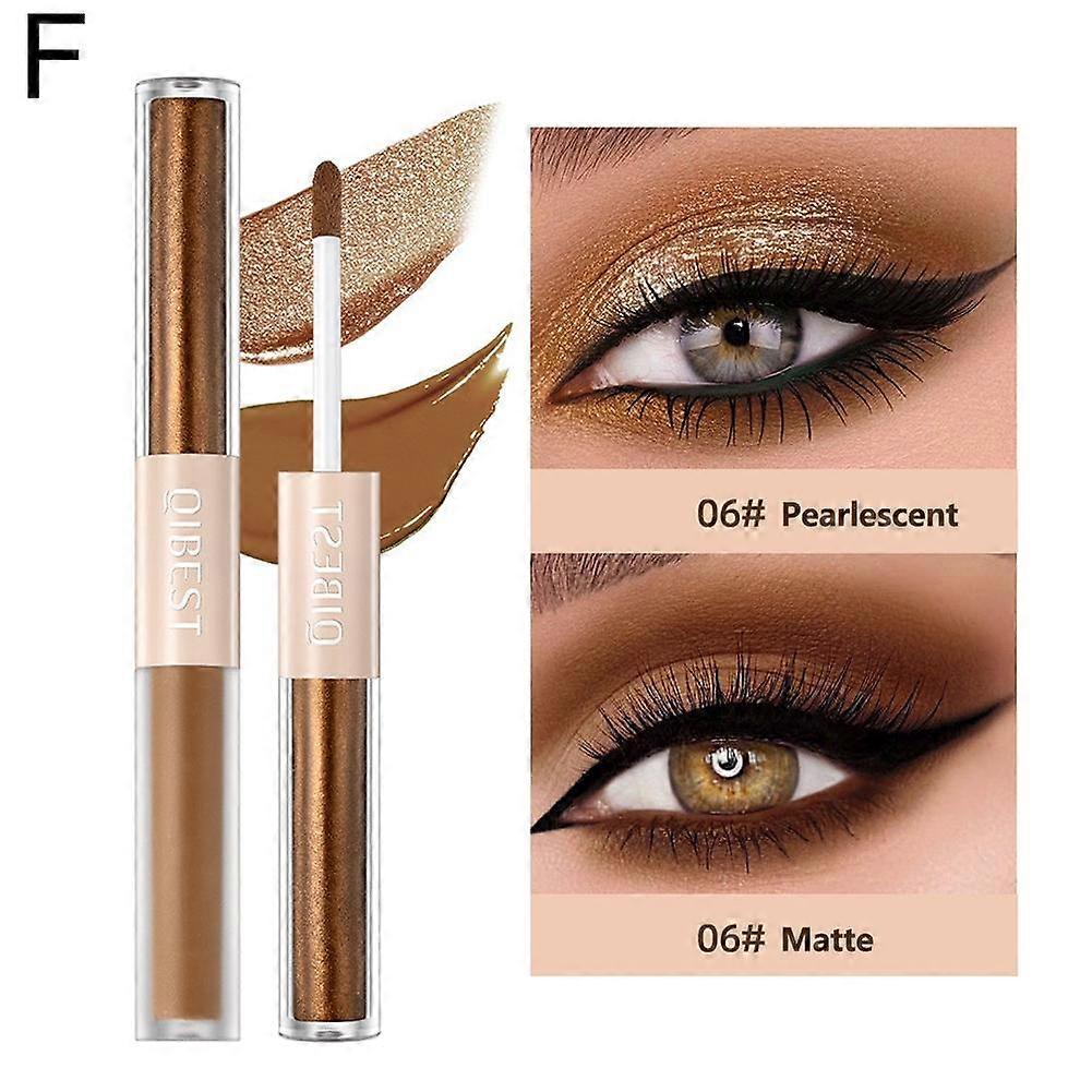 Dual Ended Liquid Eyeshadow 2-in-1 Long Lasting Smudge Proof Waterproof Makeup Set