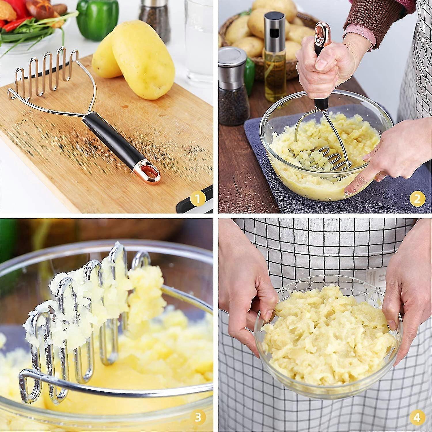 Red Kraken Octopus Potato Masher - Fun Kitchen Gadget For Mashing Potatoes, Avocado, Baby Food, BPA-Free Plastic - View #4