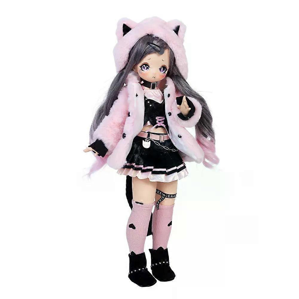 حلم الجنية 1/4 دمية ناناكو تان الجلد 16 بوصة الكرة دمية مفصلية مجموعة كاملة من النمط الجميل BJD MSD DIY لعبة هدية للفتيات