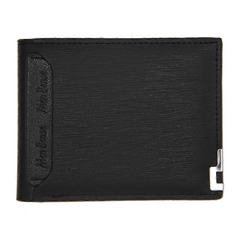 Type C MENBENSE 119B-189 Men's Card Case Billfold Wallet PU Leather Change Storage Pouch