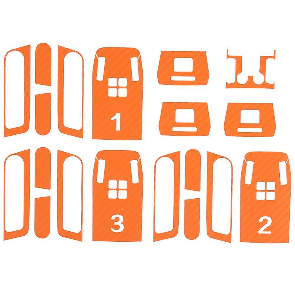 Quadcopter FPV Klistermärke Vattentät Kolfiber Skydd Dekal Hud För DJI SPARK Drone Orange