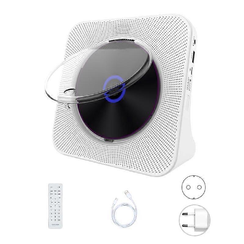Rechargeable CDs Player with HiFi Speaker Includes Remote Controls