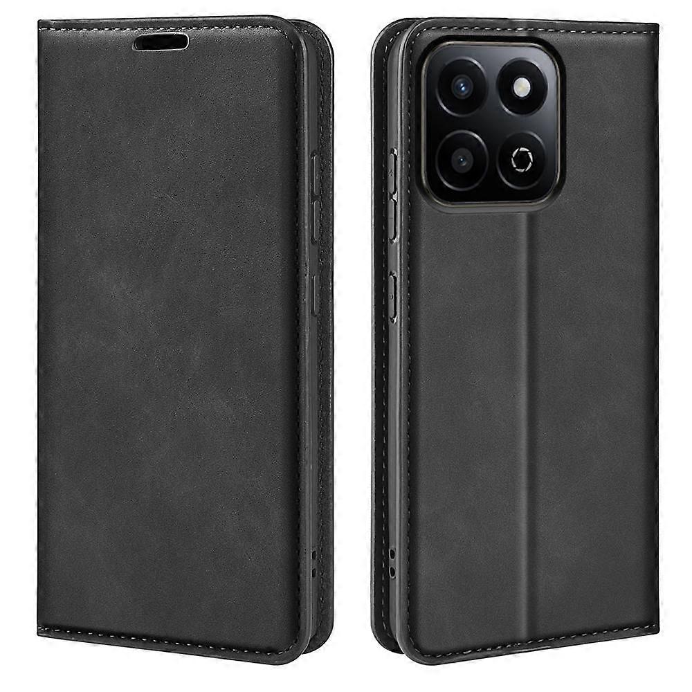 Magnetic Suction Leather Case For Honor 200 Smart